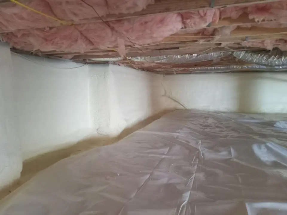 Crawl space encapsulation with closed-cell spray foam for Roof Maintenance in Pembroke Pines